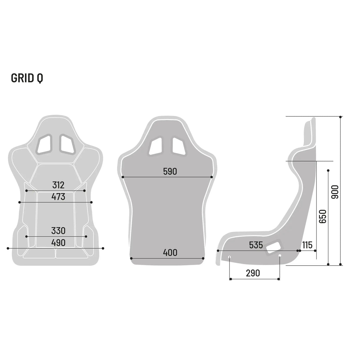 Sparco Seat Grid II QRT (FIA APPROVED)