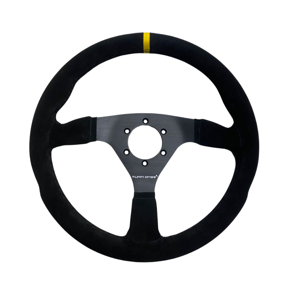 Turn One Suede Steering Wheel D37/350mm