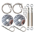 Aluminium Bonnet Pin Kit