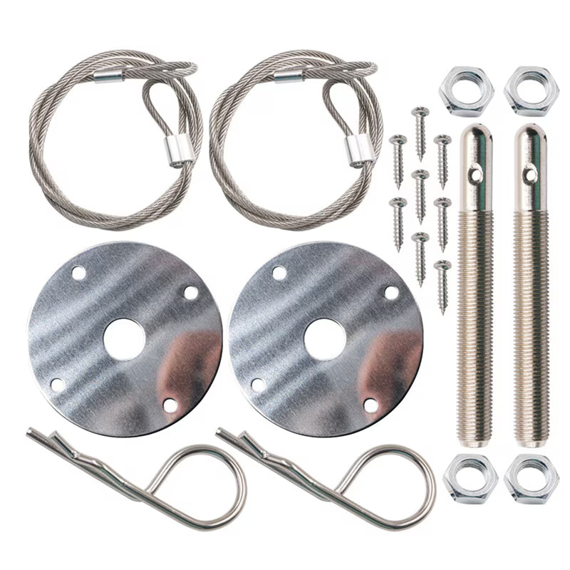 Aluminium Bonnet Pin Kit