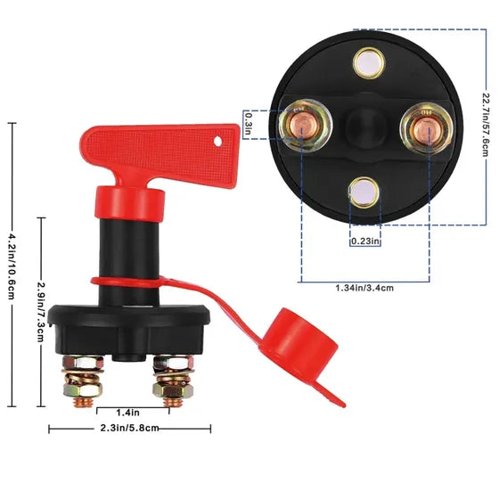 Battery Master Isolator Switch