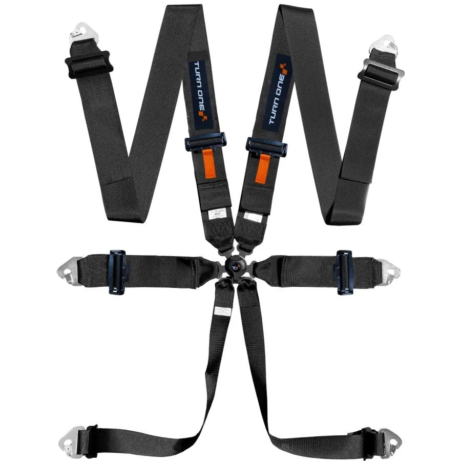 Turn One 6 Point Harness (FIA APPROVED)